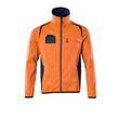 Fleecepullover mit Reißverschluss  Microfleecejacke / Gr. 5XL, Hi-vis  Orange/Schwarzblau Produktbild