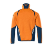 Fleecepullover mit Reißverschluss  Microfleecejacke / Gr. L, Hi-vis  Orange/Dunkelpetroleum Produktbild Additional View 1 S