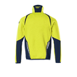 Fleecepullover mit Reißverschluss  Microfleecejacke / Gr. L, Hi-vis  Gelb/Schwarzblau Produktbild Additional View 1 S
