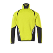 Fleecepullover mit Reißverschluss  Microfleecejacke / Gr. L, Hi-vis  Gelb/Schwarz Produktbild Additional View 1 S