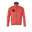 Fleecepullover mit Reißverschluss  Microfleecejacke / Gr. 3XL, Hi-vis  Rot/Dunkelanthrazit Produktbild