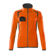 Fleecepullover mit Reißverschluss,  Damen Microfleecejacke / Gr. 2XL,  Hi-vis Orange/Dunkelanthrazit Produktbild