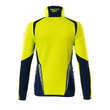 Fleecepullover mit Reißverschluss,  Damen Microfleecejacke / Gr. M, Hi-vis  Gelb/Schwarzblau Produktbild Additional View 1 S