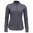 Hemd, moderne Damenpassform, Stretch  Damenbluse / Gr. 40, Blau-meliert Produktbild