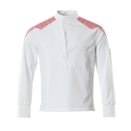 Schlupfkasack, ULTIMATE STRETCH  Schlupfskasack / Gr. 4XL,  Weiß/Verkehrsrot Produktbild