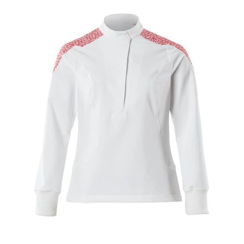 Schlupfkasack, Damen, ULTIMATE STRETCH  Schlupfskasack / Gr. M,  Weiß/Verkehrsrot Produktbild