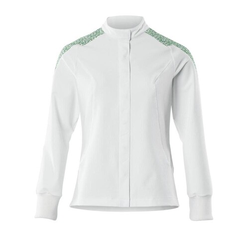 Jacke, Damen, ULTIMATE STRETCH / Gr.  XS, Weiß/Grasgrün Produktbild Front View L
