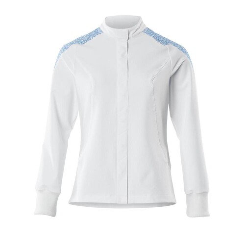 Jacke, Damen, ULTIMATE STRETCH / Gr.  XS, Weiß/Azurblau Produktbild Front View L