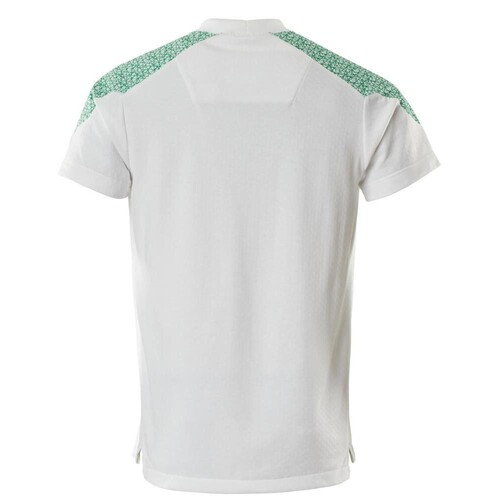 T-Shirt, Kurzarm / Gr. XS,  Weiß/Grasgrün Produktbild Additional View 1 L