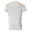 T-Shirt, Kurzarm / Gr. 4XL,  Weiß/Currygelb Produktbild Additional View 1 S
