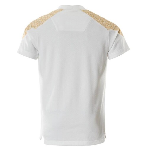 T-Shirt, Kurzarm / Gr. 4XL,  Weiß/Currygelb Produktbild Additional View 1 L