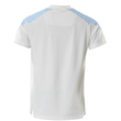 T-Shirt, Kurzarm / Gr. 6XL,  Weiß/Azurblau Produktbild Additional View 1 S