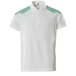 Polo-Shirt, Kurzarm / Gr. 2XL,  Weiß/Grasgrün Produktbild