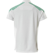Polo-Shirt, Kurzarm / Gr. 6XL,  Weiß/Grasgrün Produktbild Additional View 1 S