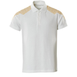 Polo-Shirt, Kurzarm / Gr. 4XL,  Weiß/Currygelb Produktbild