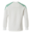 Sweatshirt / Gr. 3XL, Weiß/Grasgrün Produktbild Additional View 1 S
