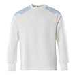 Sweatshirt / Gr. 4XL, Weiß/Azurblau Produktbild