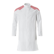 Mantel, ULTIMATE STRETCH Kittel / Gr.  4XL, Weiß/Verkehrsrot Produktbild