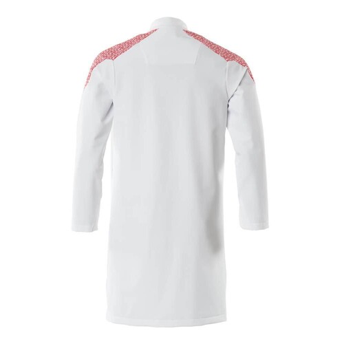Mantel, ULTIMATE STRETCH Kittel / Gr.  4XL, Weiß/Verkehrsrot Produktbild Additional View 1 L