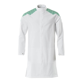Mantel, ULTIMATE STRETCH Kittel / Gr.  4XL, Weiß/Grasgrün Produktbild