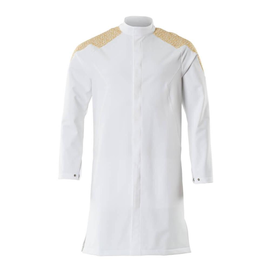 Mantel, ULTIMATE STRETCH Kittel / Gr.  4XL, Weiß/Currygelb Produktbild