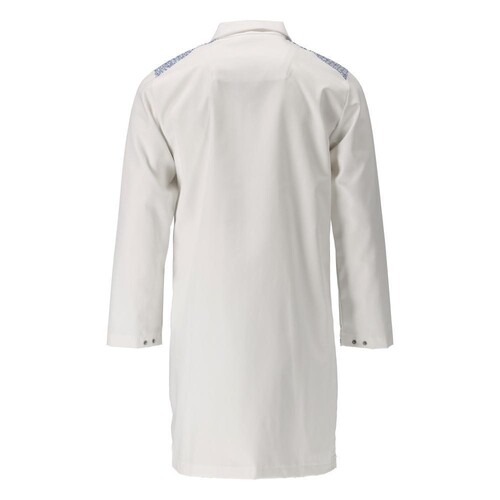 Mantel Kittel / Gr. 3XL, Weiß/Azurblau Produktbild Additional View 2 L