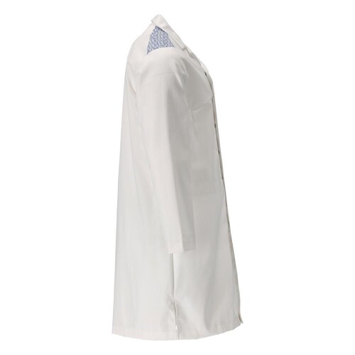 Mantel Kittel / Gr. 3XL, Weiß/Azurblau Produktbild Additional View 3 L