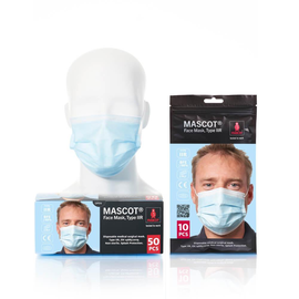 Gesichtsmaske, Typ IIR / Gr. 50PC,  Hellblau Produktbild