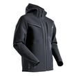 Soft Shell Jacke,Kapuze,moderne  Passform / Gr. 4XL, Schwarz Produktbild