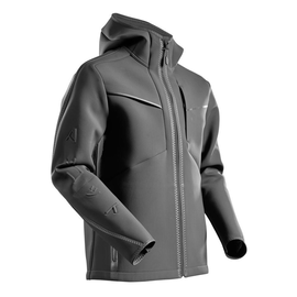 Soft Shell Jacke,Kapuze,moderne  Passform / Gr. XS, Anthrazitgrau Produktbild