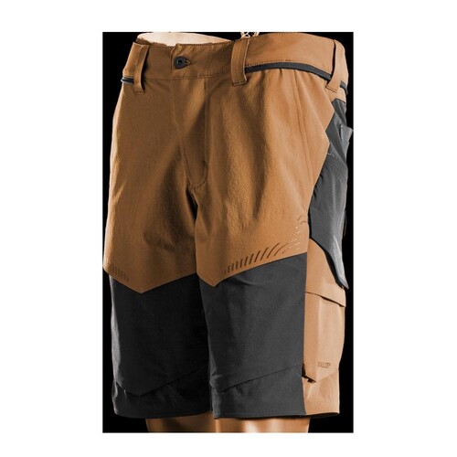 Shorts, Stretch, geringes Gewicht / Gr.  29C47, Nussbraun/Schwarz Produktbild Front View L