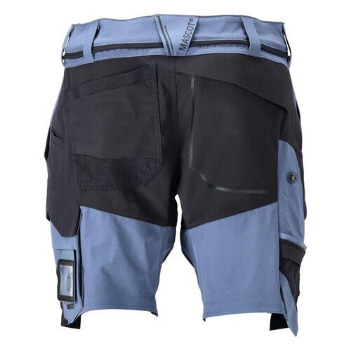 Shorts, Stretch, geringes Gewicht / Gr.  29C51, Steinblau/Schwarzblau Produktbild Additional View 2 L