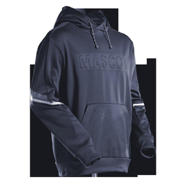 Fleece Kapuzensweatshirt mit  MASCOT-Logo / Gr. L, Schwarzblau Produktbild