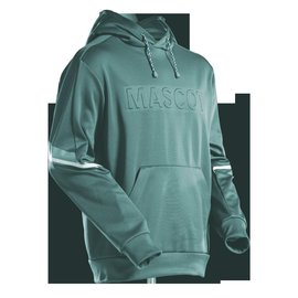 Fleece Kapuzensweatshirt mit  MASCOT-Logo / Gr. L, Waldgrün Produktbild