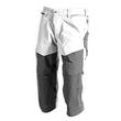 Dreiviertel-Hose, Knietaschen, Stretch  Handwerker-Dreiviertel-Hose / Gr. C60,  Weiß/Anthrazitgrau Produktbild