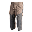 Dreiviertel-Hose, Knietaschen, Stretch  Handwerker-Dreiviertel-Hose / Gr. C46,  Dunkel Sandbeige/Anthrazitgrau Produktbild