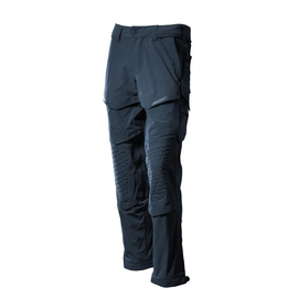 Hose, Knietaschen, Stretch, leicht /  Gr. 76C45, Schwarzblau Produktbild
