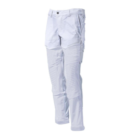 Hose, Knietaschen, Stretch, leicht /  Gr. 90C62, Weiß Produktbild