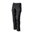 Hose, Knietaschen, Stretch, leicht /  Gr. 76C56, Schwarz Produktbild