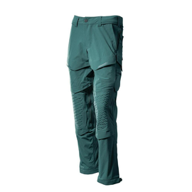 Hose, Knietaschen, Stretch, leicht /  Gr. 76C45, Waldgrün Produktbild