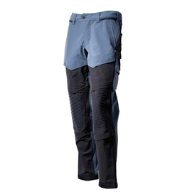 Hose, Knietaschen, Stretch, leicht /  Gr. 82C64, Steinblau/Schwarzblau Produktbild