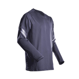 T-Shirt, Langarm, moderne Passform /  Gr. XL, Schwarzblau Produktbild