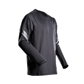 T-Shirt, Langarm, moderne Passform /  Gr. XS, Schwarz Produktbild