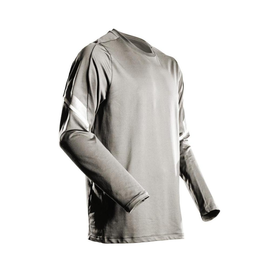 T-Shirt, Langarm, moderne Passform /  Gr. 2XL, Silbergrau Produktbild