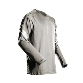 T-Shirt, Langarm, moderne Passform /  Gr. XL, Silbergrau Produktbild