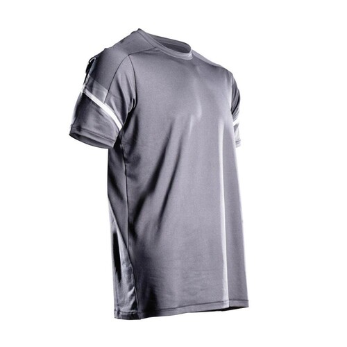 T-Shirt, moderne Passform / Gr. L,  Anthrazitgrau Produktbild Front View L