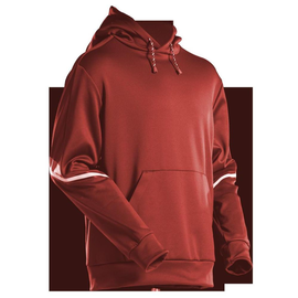 Fleece Kapuzensweatshirt / Gr. 2XL,  Herbstrot Produktbild
