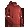 Fleece Kapuzensweatshirt / Gr. 4XL,  Herbstrot Produktbild