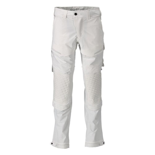Hose mit Knietaschen, Damen / Gr.  82C34, Weiß Produktbild Front View L