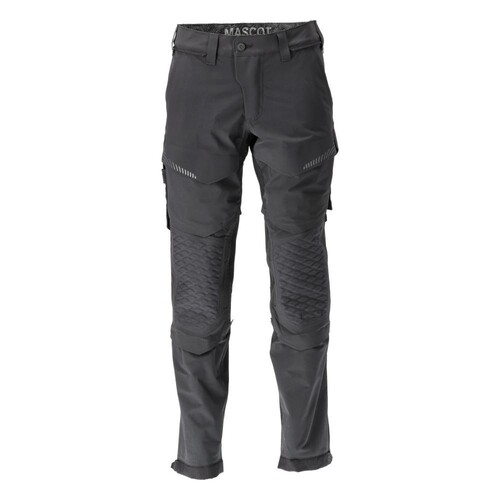 Hose mit Knietaschen, Damen / Gr.  76C44, Schwarz Produktbild Front View L